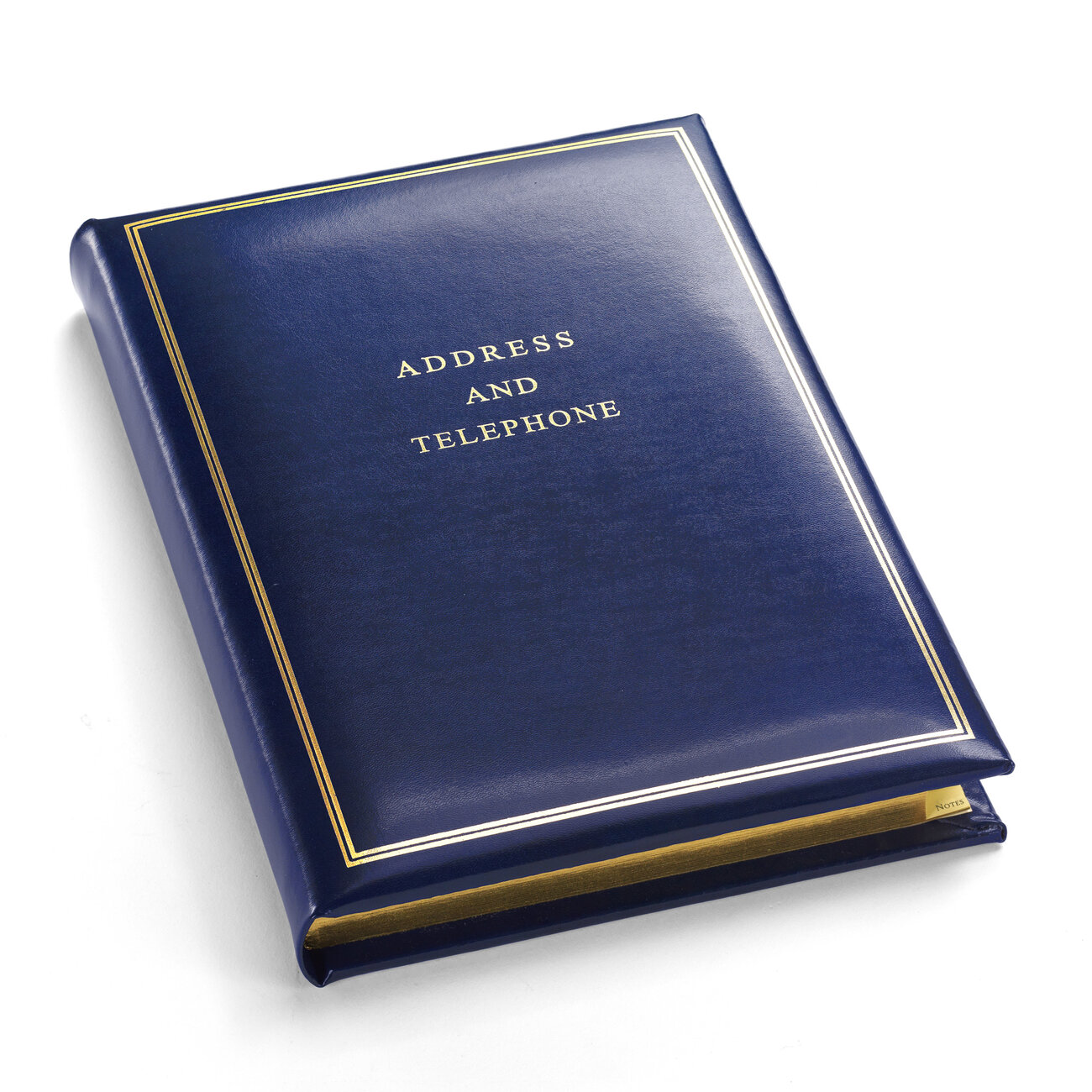 Large Leather Address Book Aspinal of London