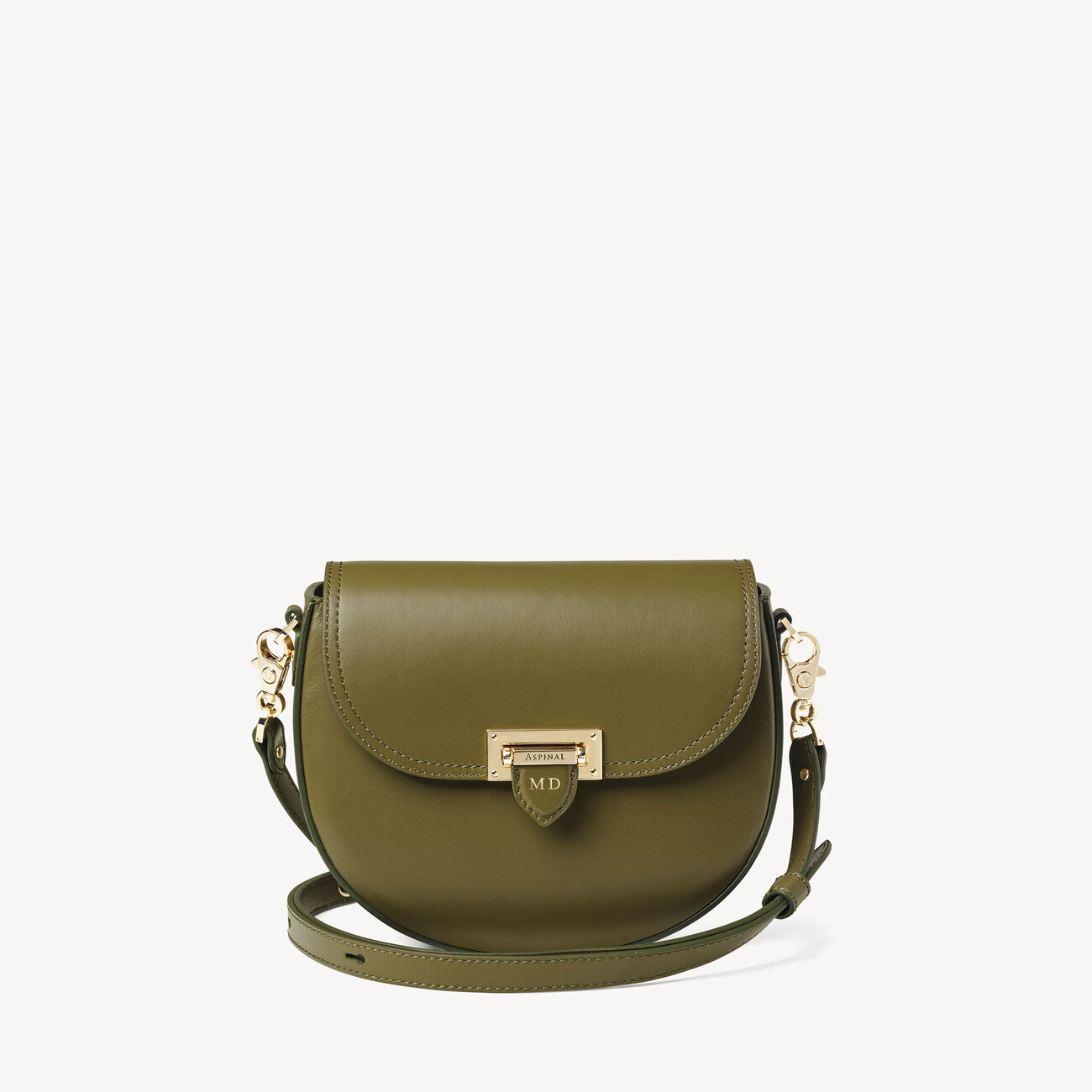 Portobello Bag in Smooth Sage Aspinal of London