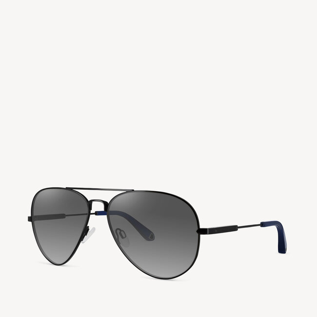 Black Metal Aviator Sunglasses Aspinal Of London 