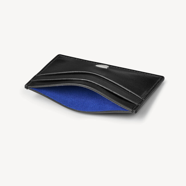 Slim Credit Card Holder Smooth Black