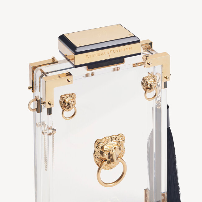 Lion Clutch Signature Lion's Head & Transparent Acrylic