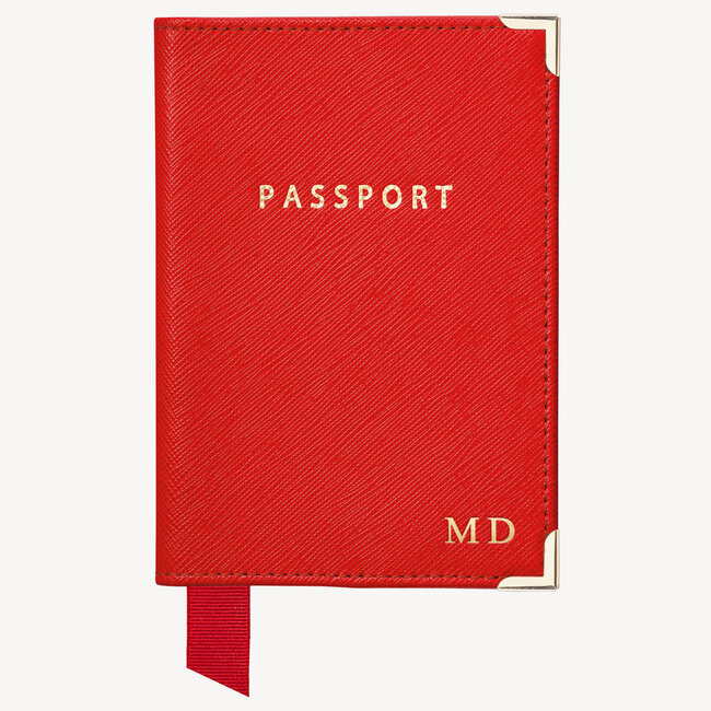 Travel Collection with Removable Inserts Scarlet Saffiano