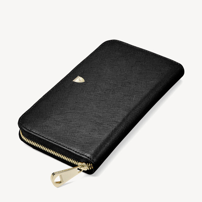 Continental Purse Black Saffiano