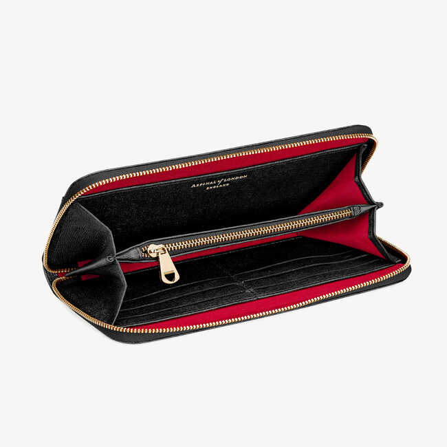 Continental Purse Black Saffiano