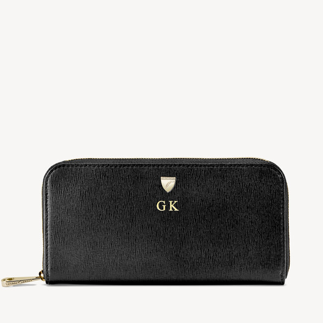 Continental Purse Black Saffiano