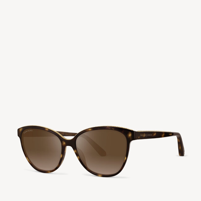 Florence Sunglasses in Brown Acetate | Aspinal