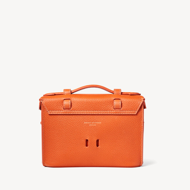 Sasha Satchel in Marmalade Pebble | Aspinal of London