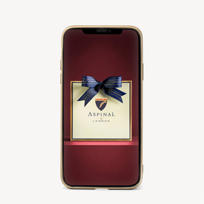 iPhone 11 Pro Case with Gold Edge Deep Shine Black Small Croc