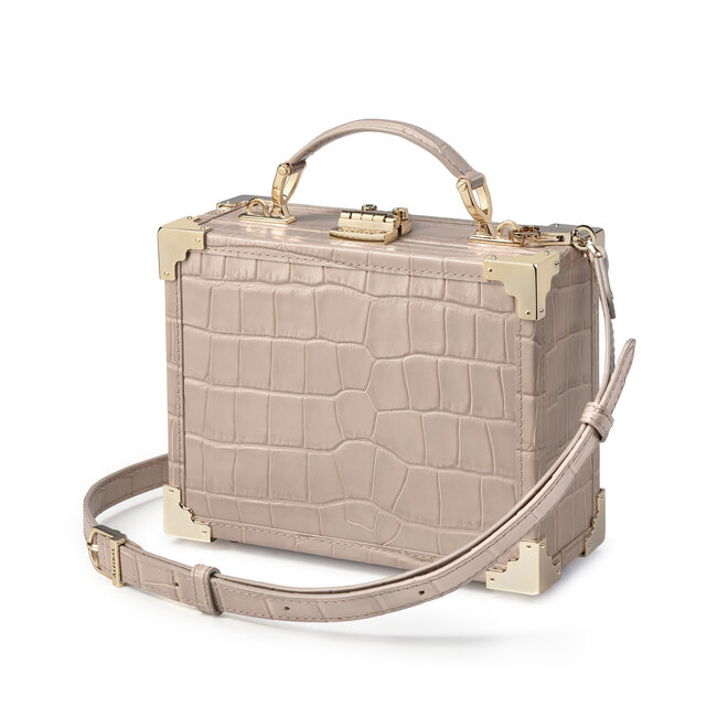 The Trunk Deep Shine Soft Taupe Croc