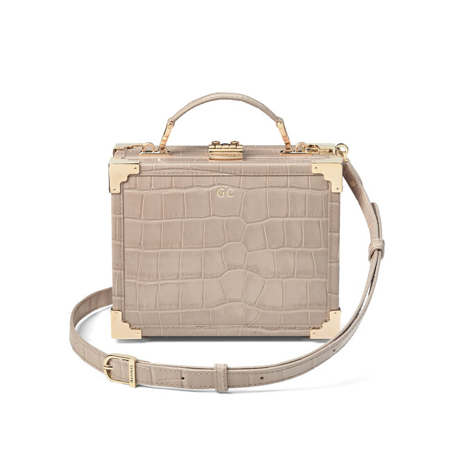 The Trunk Deep Shine Soft Taupe Croc