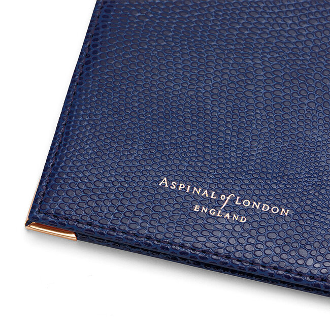 Passport Cover Navy Lizard