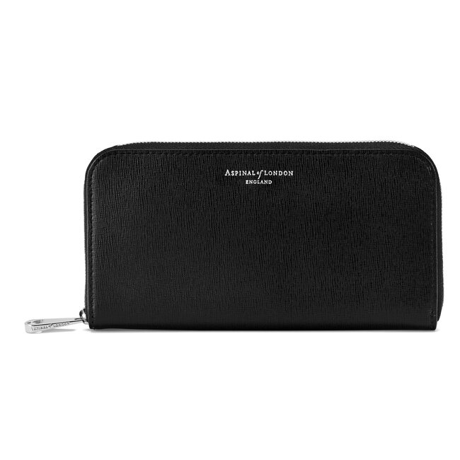 Continental Purse Black Saffiano