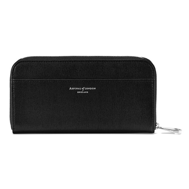 Continental Purse Black Saffiano