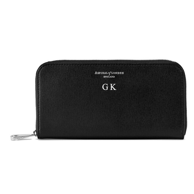 Continental Purse Black Saffiano
