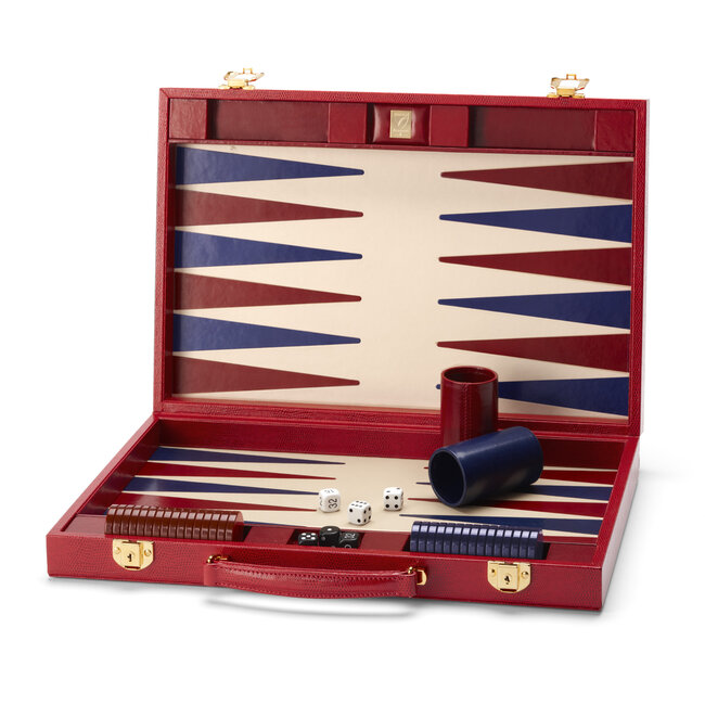 17-inch Backgammon Set Berry Lizard