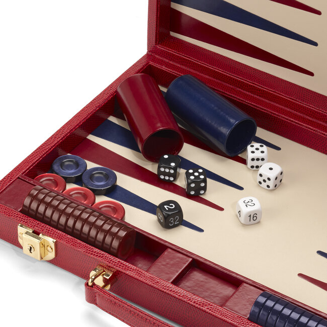 17-inch Backgammon Set Berry Lizard