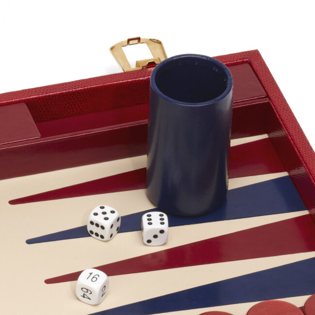 17-inch Backgammon Set Berry Lizard