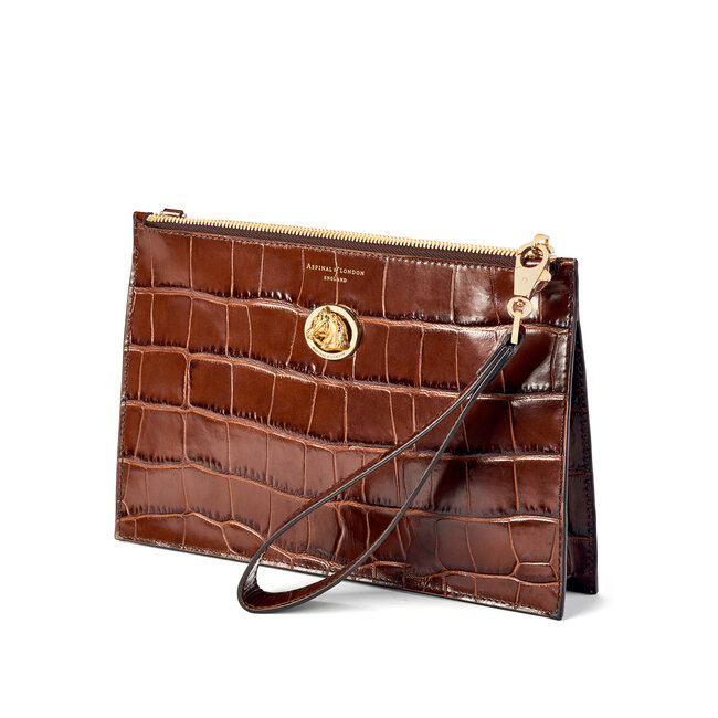 Soho Bag Brown Soft Croc