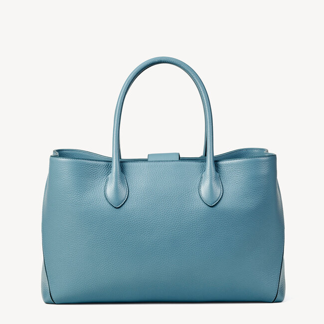 Cornflower Pebble London Tote | Aspinal of London