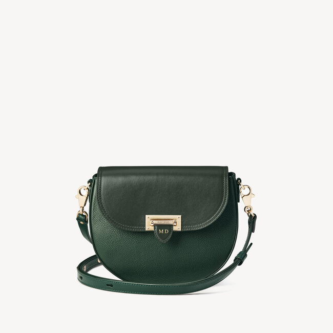 Portobello Bag in Evergreen Pebble | Aspinal of London