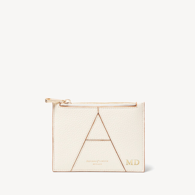 Small Essential 'A' Pouch Ivory Pebble