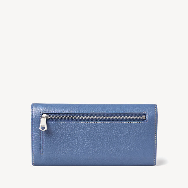 London Purse in Bluebell Pebble | Aspinal of London