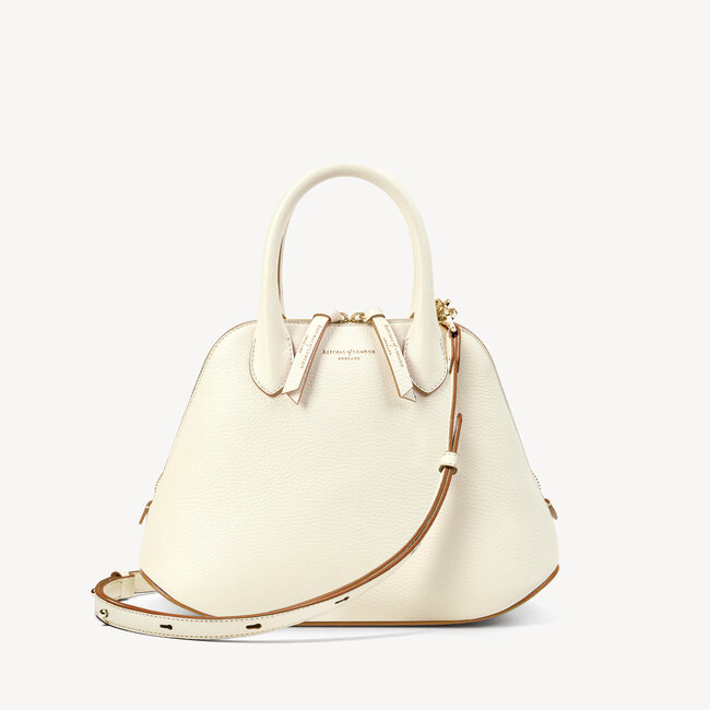 Margot Bag in Ivory Pebble | Aspinal of London