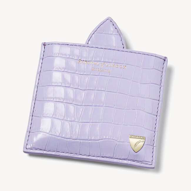 Compact Mirror Deep Shine English Lavender Small Croc