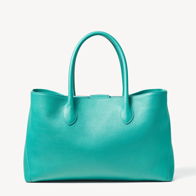 London Tote in Chalkhill Blue Pebble | Aspinal of London