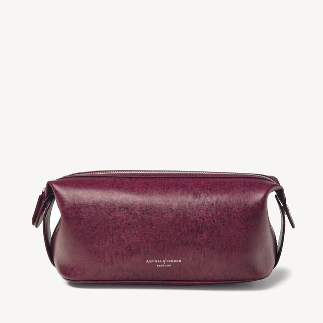 Mount Street Washbag Burgundy Saffiano