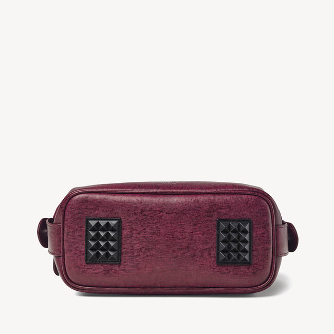 Mount Street Washbag Burgundy Saffiano