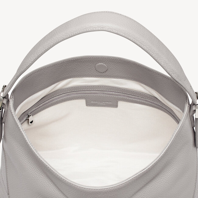 Aspinal Hobo Bag in Cloud Pebble | Aspinal of London