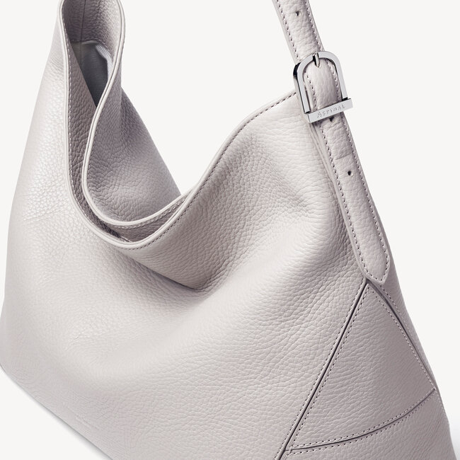 Aspinal Hobo Bag Cloud Pebble