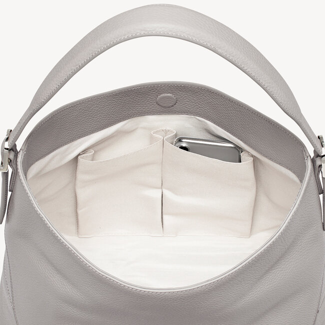 Aspinal Hobo Bag Cloud Pebble