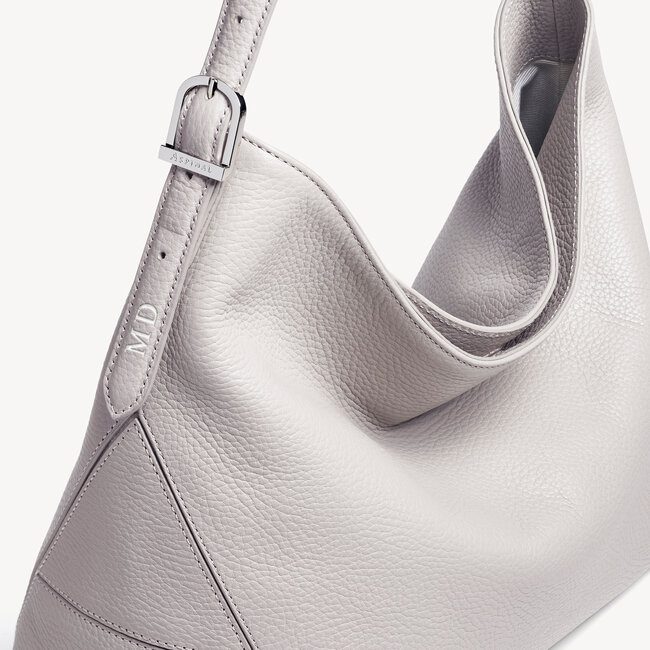 Aspinal Hobo Bag Cloud Pebble