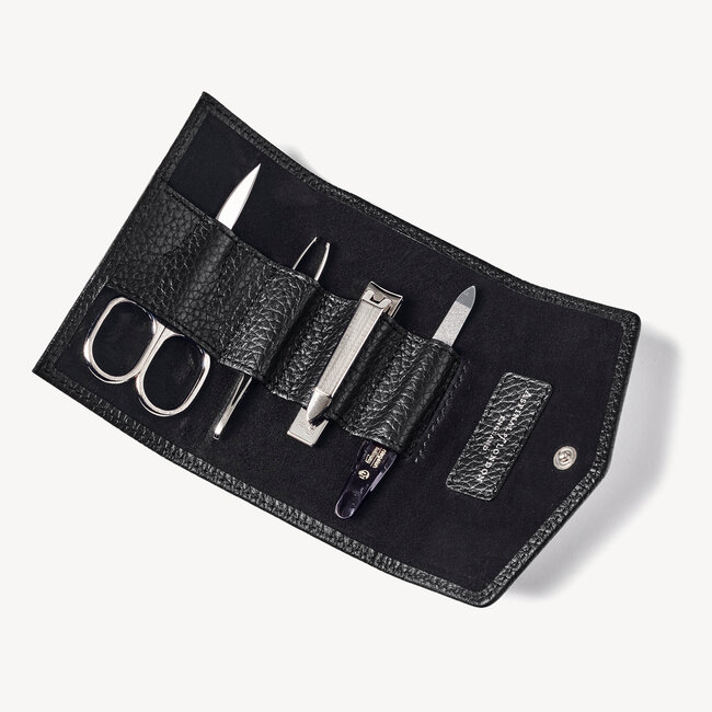 Men's Manicure Set Black Pebble