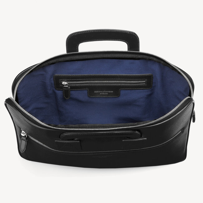 Connaught Document Case Black Saffiano