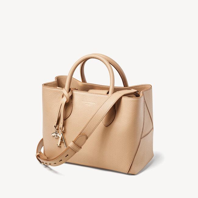 Midi London Tote Sand Pebble