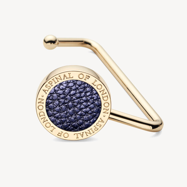 Aspinal Handbag Hook Twilight Pebble