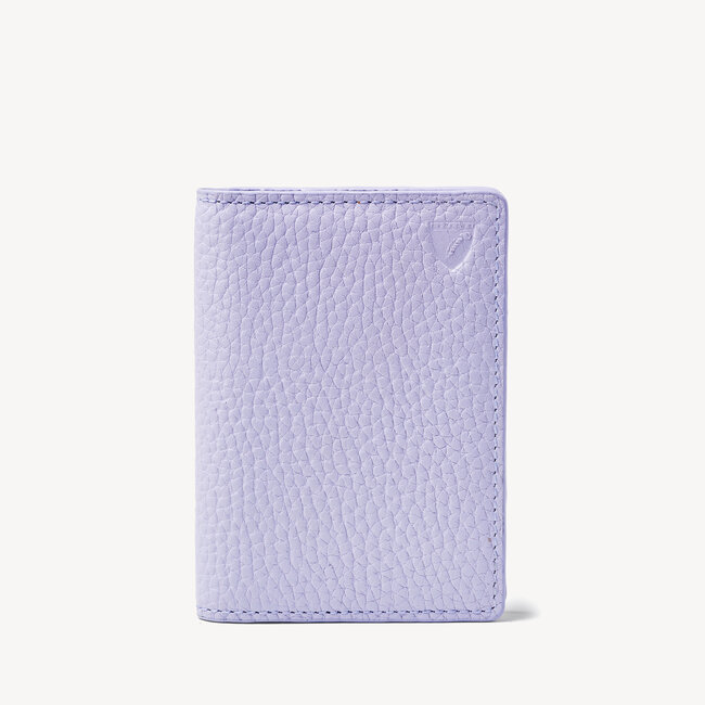 Double Fold Credit Card Holder English Lavender Pebble