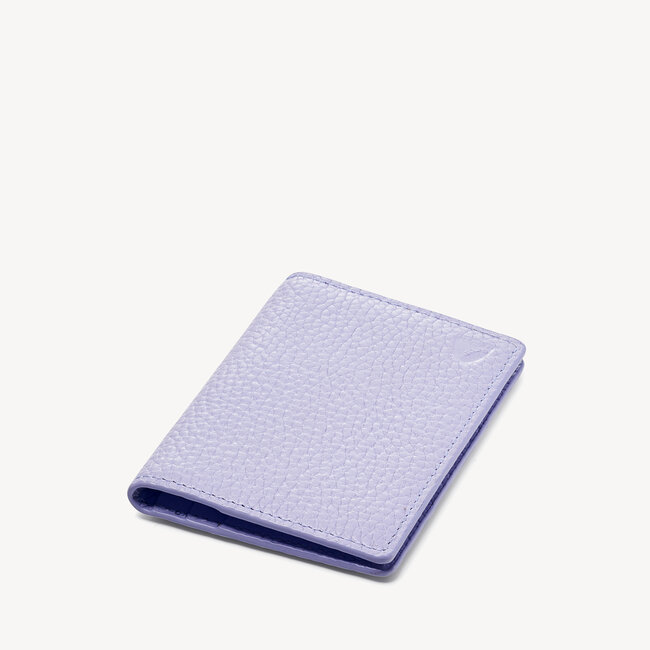 Double Fold Credit Card Holder English Lavender Pebble