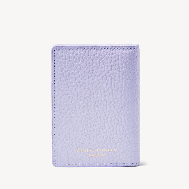 Double Fold Credit Card Holder English Lavender Pebble