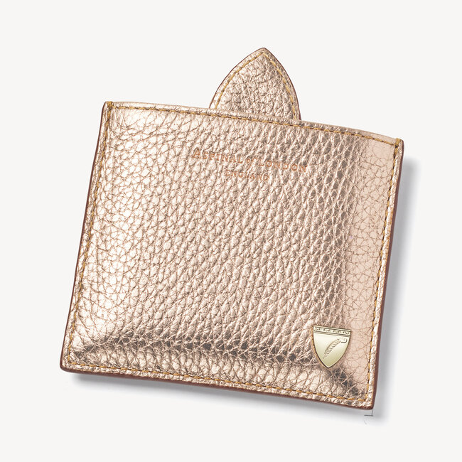 Compact Mirror Champagne Pebble
