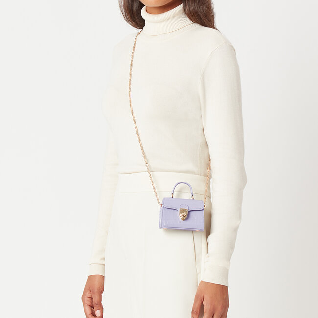 Nano Mayfair Deep Shine English Lavender Small Croc