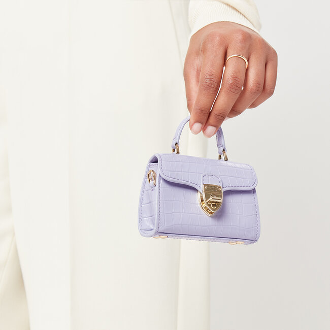 Nano Mayfair Deep Shine English Lavender Small Croc