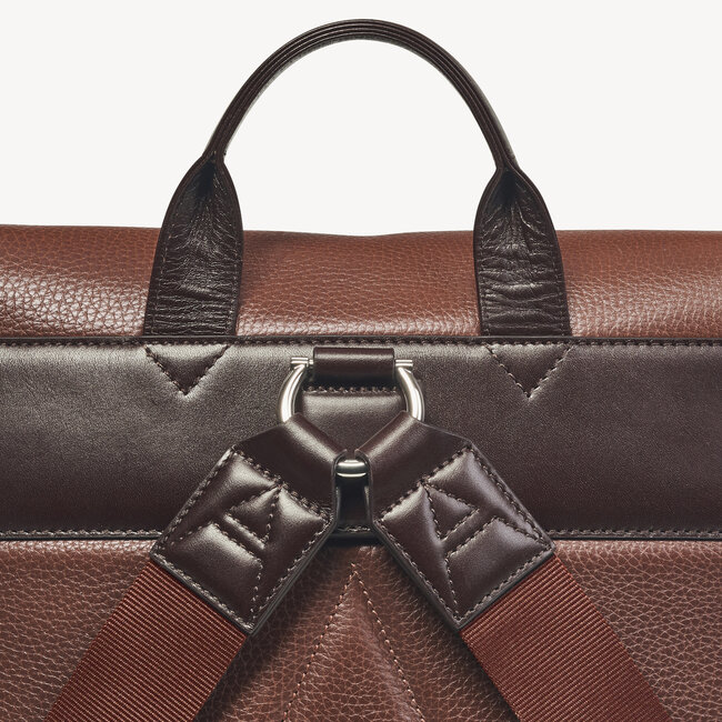 Reporter Backpack Tobacco Pebble