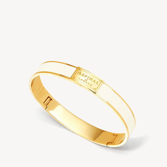 Enamel Bracelet Ivory Enamel