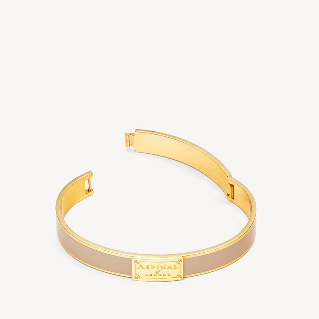 Enamel Bracelet Soft Taupe Enamel