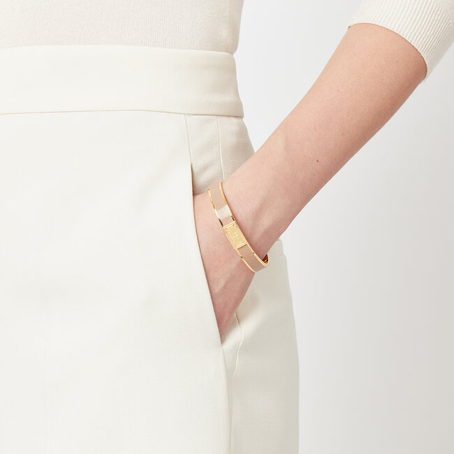 Enamel Bracelet Soft Taupe Enamel
