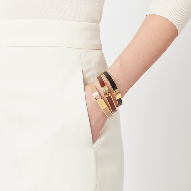 Enamel Bracelet Soft Taupe Enamel